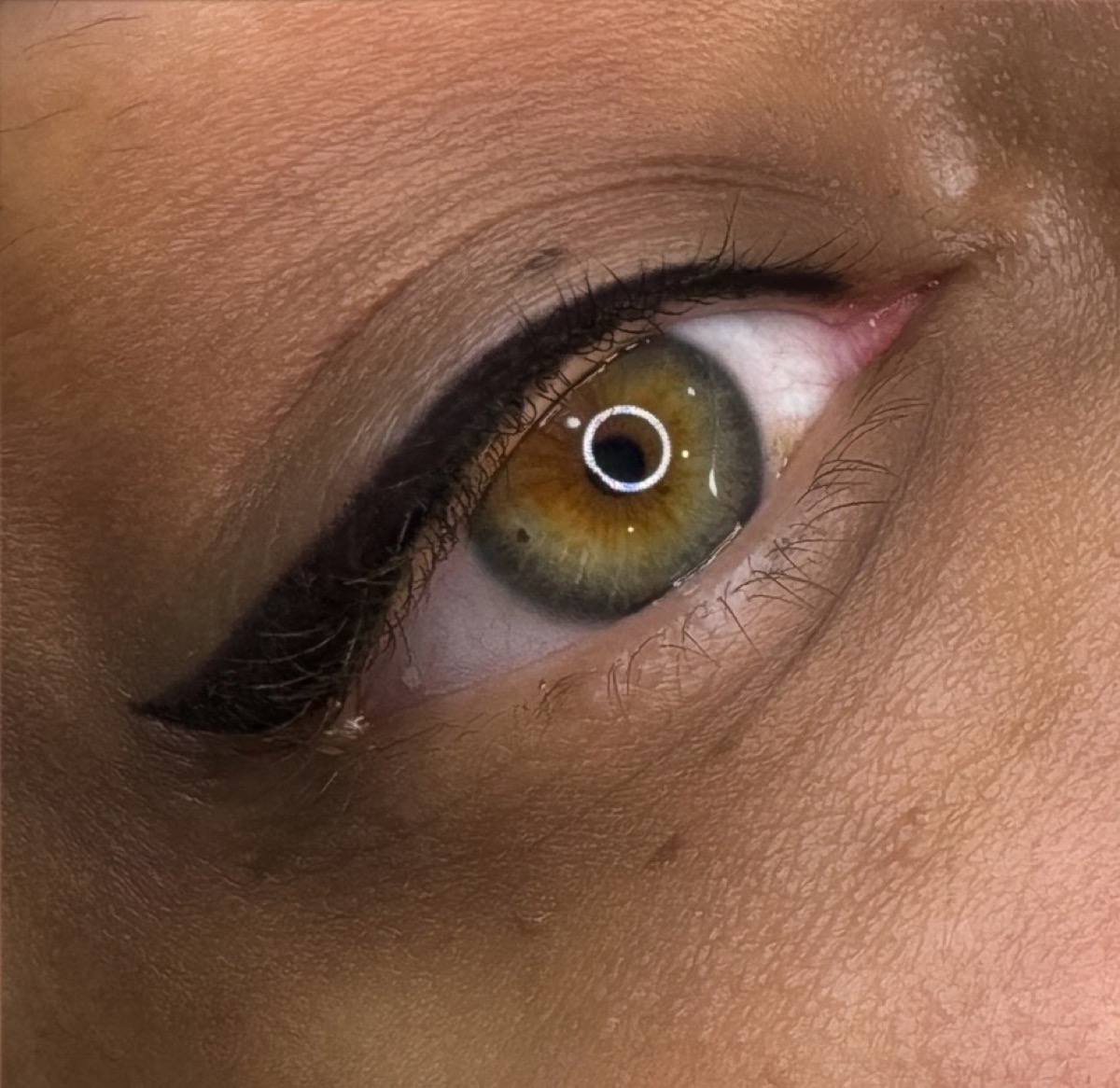 Permanent eyeliner result 2 by The Brow Babes, Louisville KY