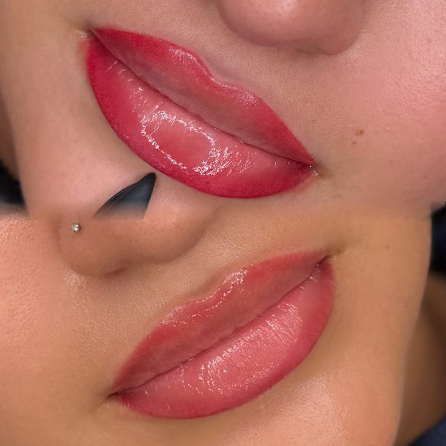 Lip blush result 5 by The Brow Babes, Louisville KY