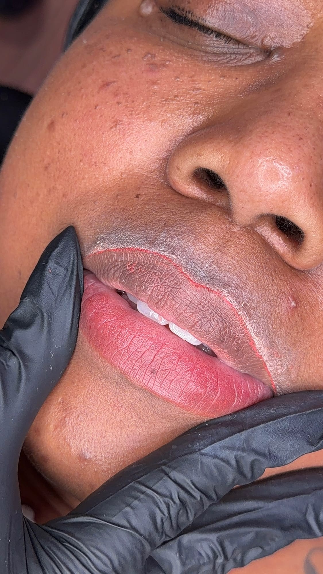 Lip blush result 16 by The Brow Babes, Louisville KY