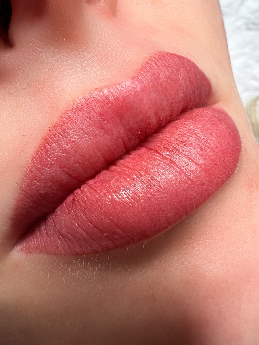 Lip blush result 3 by The Brow Babes, Louisville KY