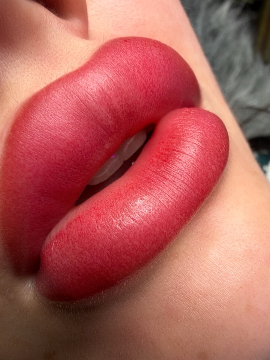 Lip blush result 8 by The Brow Babes, Louisville KY