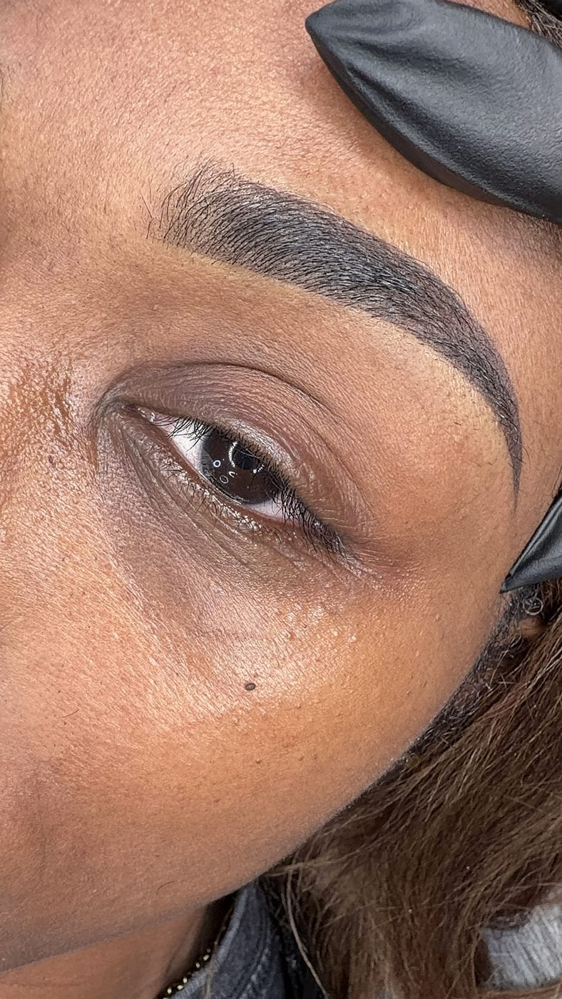Powder brows Louisville healed result